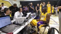 Kobe Bryant au media day