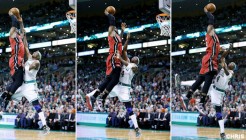 LeBron James sur Jason Terry