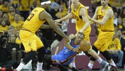 NBA: Oklahoma City Thunder at Cleveland Cavaliers