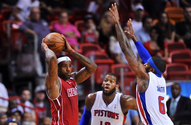 NBA: Detroit Pistons at Miami Heat