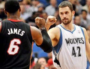 LeBron james - Kevin Love