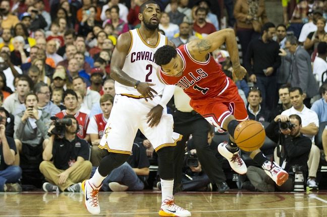 Kyrie Irving (28 points) et Cleveland font tomber Derrick Rose (30 points)