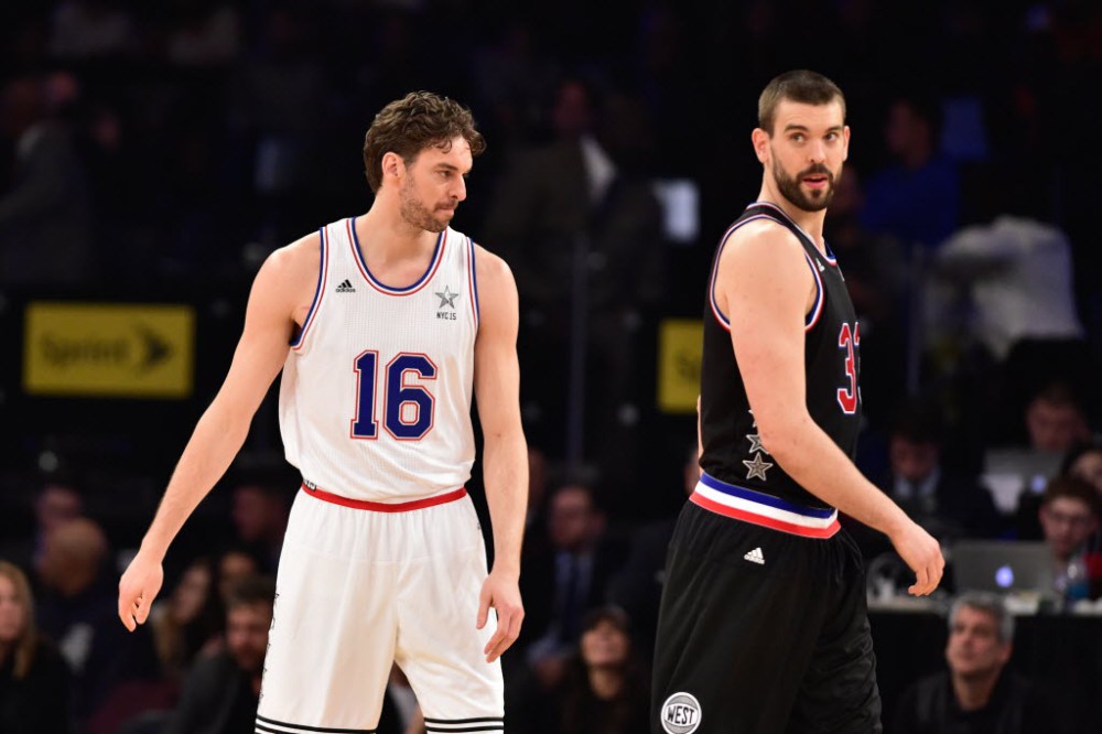 Les frères Gasol fiers d'entrer dans l'histoire