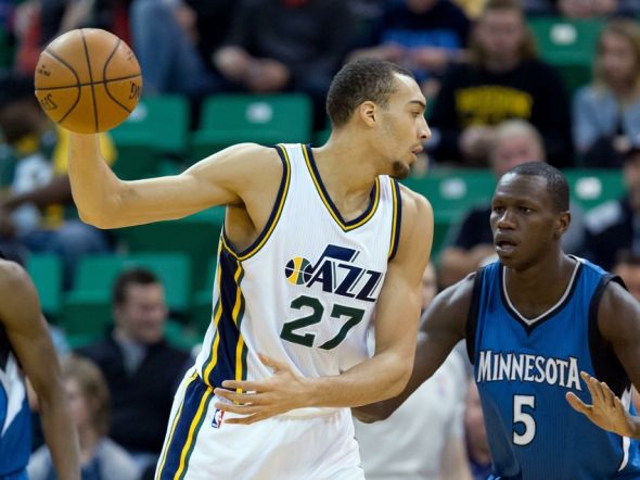 Les images de l'énorme match de Rudy Gobert (18 points, 17 rebonds, 6 contres)