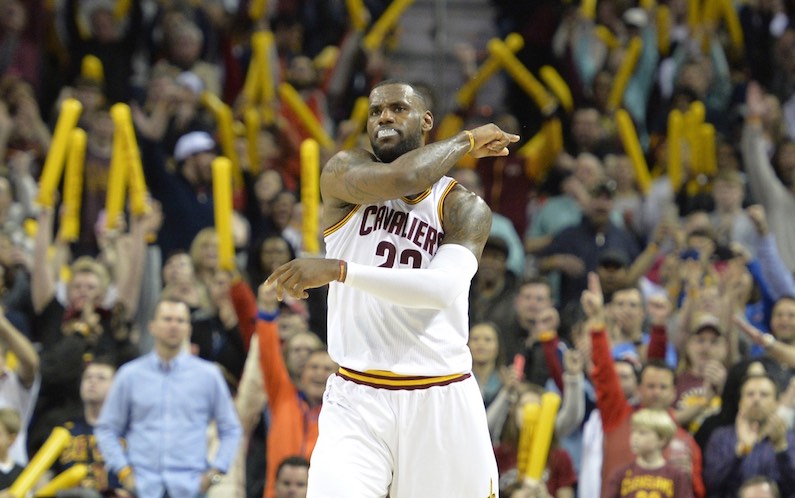 Pour décrocher les playoffs, LeBron James avait gardé le meilleur pour la fin