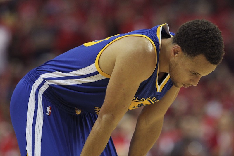 Stephen Curry sur sa chute : 