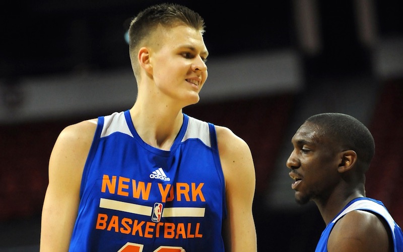 Conseillé par Kevin Garnett, Kristaps Porzingis veut apprendre le fadeaway de Dirk Nowitzki