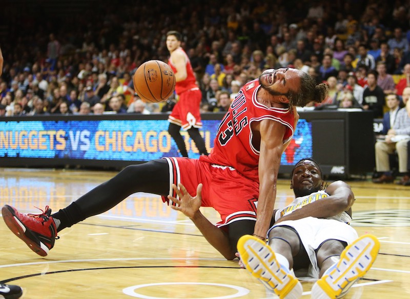 Les images de la blessure de Joakim Noah