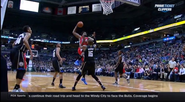 [replay] DeAndre Jordan écrabouille Greg Monroe