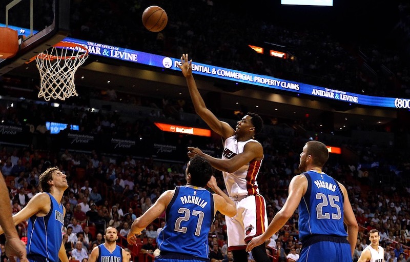Miami - Dallas : la montagne Whiteside