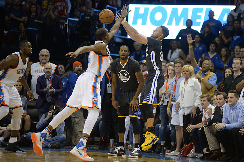 NBA: Golden State Warriors at Oklahoma City Thunder