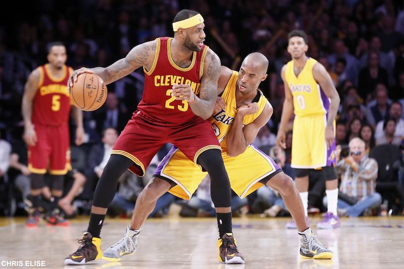 LeBron James impatient de recevoir Kobe Bryant pour la dernière fois