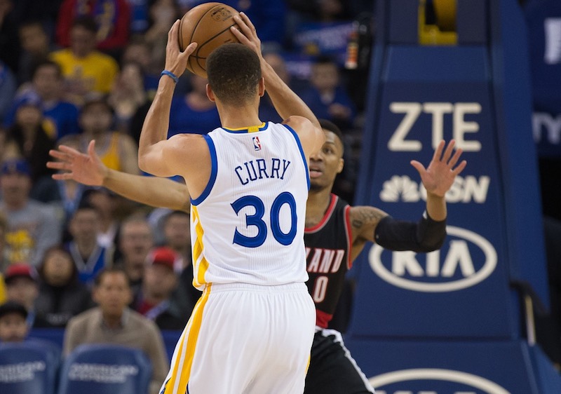 Warriors - Blazers : Stephen Curry et Damian Lillard ont mis le feu !