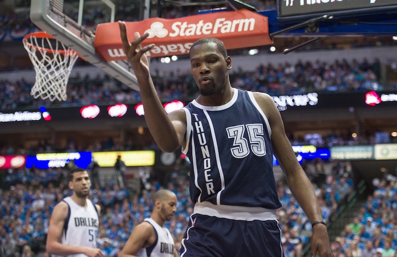Kevin Durant a corrigé le tir