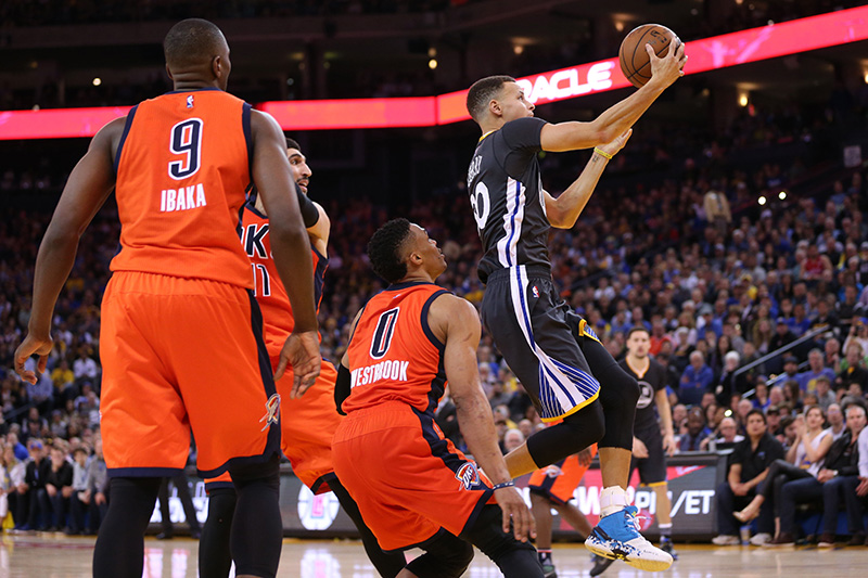 NBA: Oklahoma City Thunder at Golden State Warriors