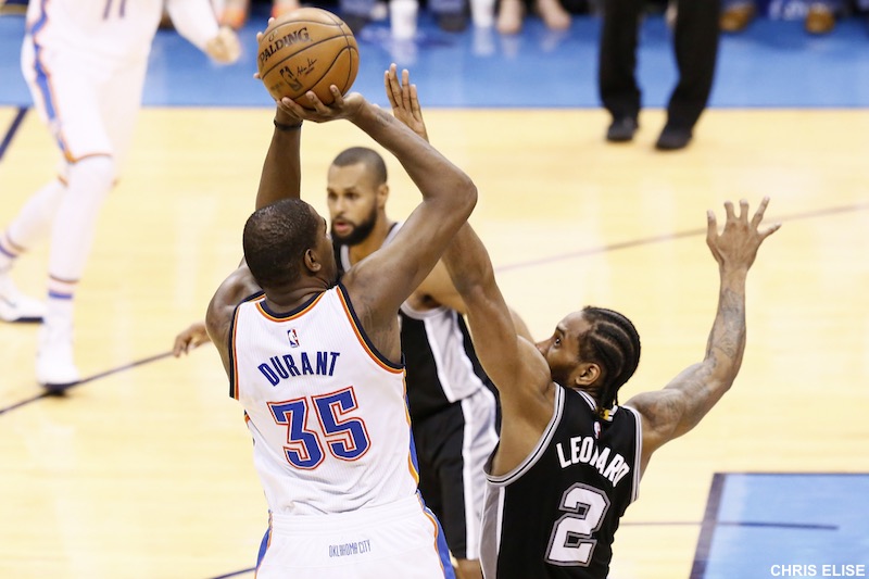 Après la pause, KD a mis sa main sur le match offensivement, prouvant qu'il est bien l'un des rares joueurs à pouvoir prendre le contrôle total d'une rencontre.