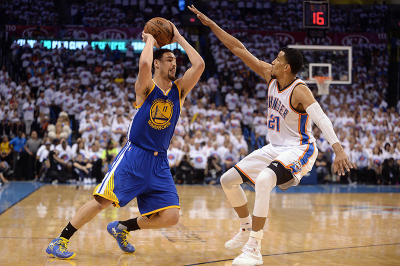 NBA: Playoffs-Golden State Warriors at Oklahoma City Thunder