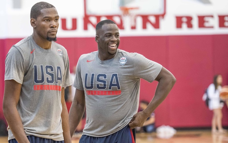 Team USA : le trio des Warriors a joué ensemble...