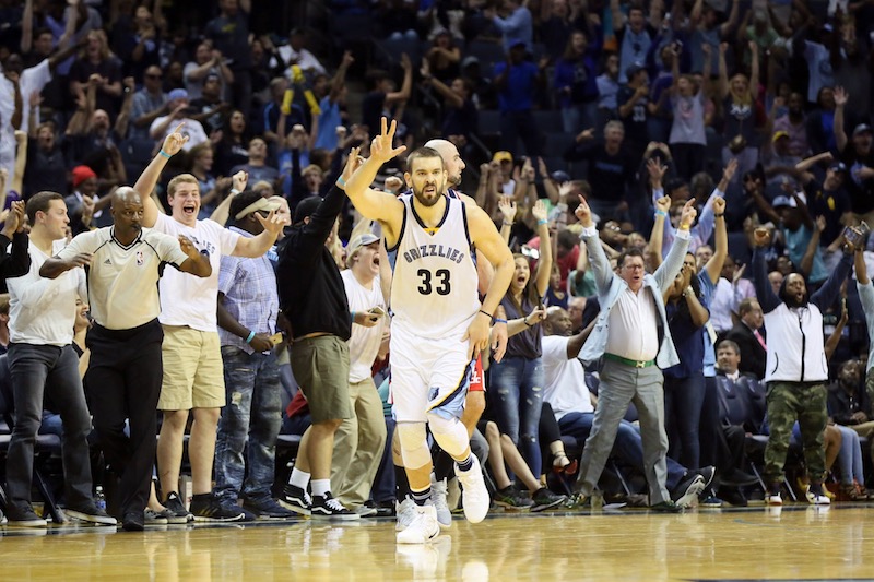 Les Grizzlies peuvent remercier l'adresse à 3-points de Marc Gasol