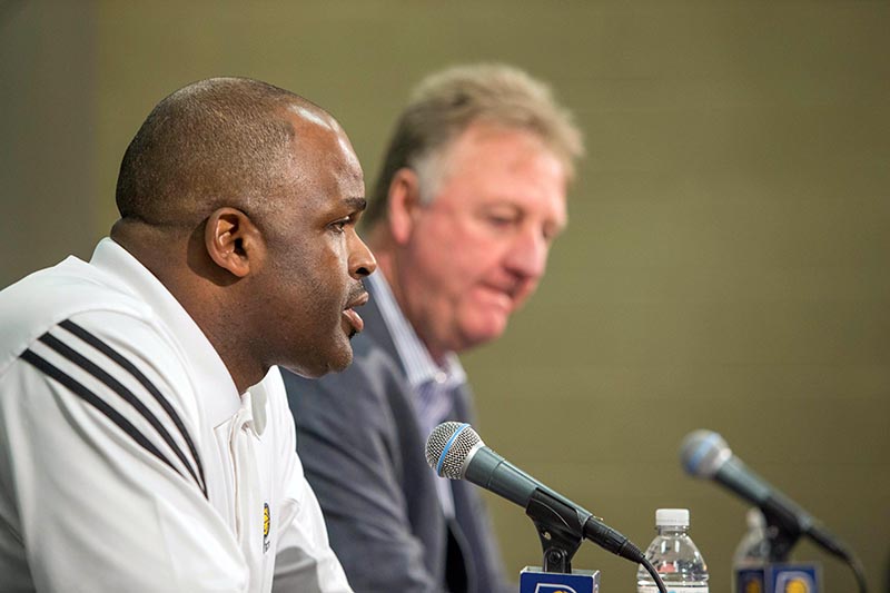 NBA: Indiana Pacers-Press Conference
