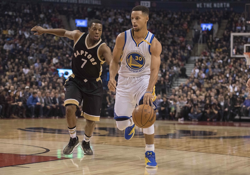 es Warriors se sont imposés avec autorité à Toronto (127-121)
