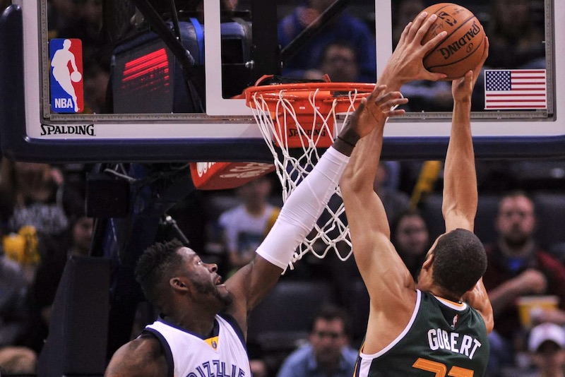 Avec 21 pts, 12 rbds et 3 cts, le Français a laminé Marc Gasol et les Grizzlies