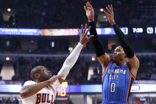 Russell Westbrook loupe le triple double pour une passe