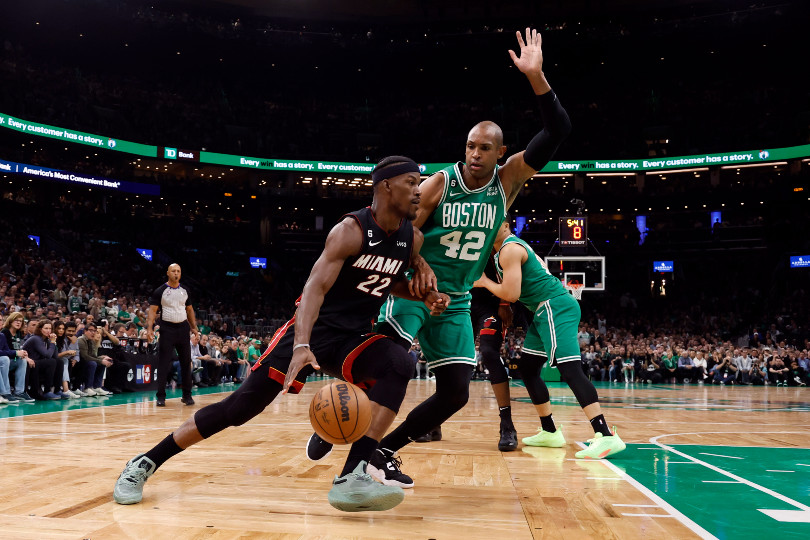 Jimmy Butler dans le Game 5 face aux Celtics