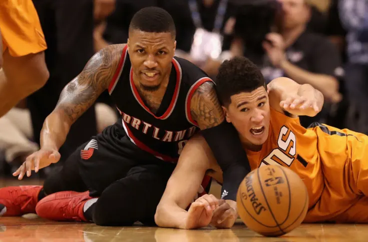 Damian Lillard et Devin Booker