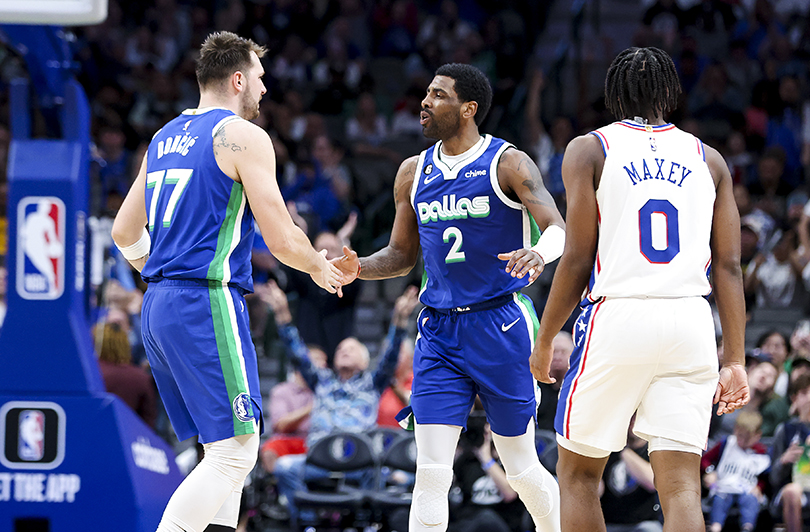 Kyrie Irving et Luka Doncic