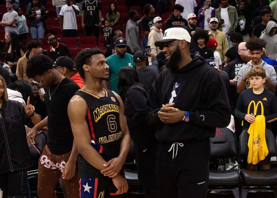 LeBron James Bronny James
