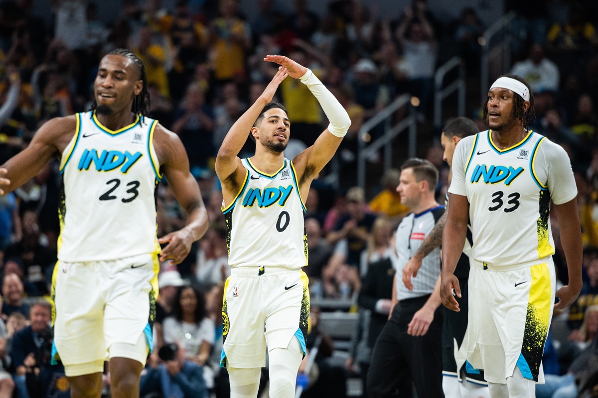 Tyrese Haliburton (Pacers lors du Game 2 contre les Bucks