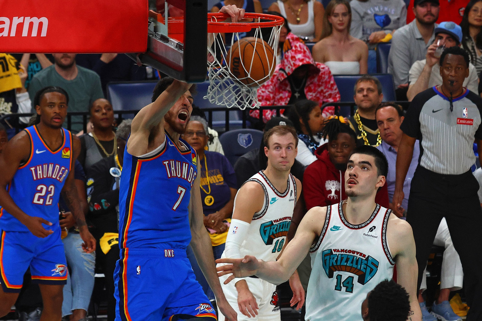 thunder grizzlies