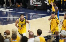 Pour ses premières Finals, Tyrese Haliburton entre pression et plaisir