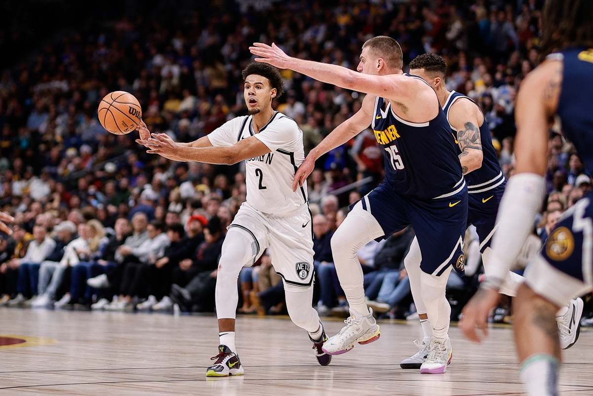 Cam Johnson (Nets) contre les Nuggets