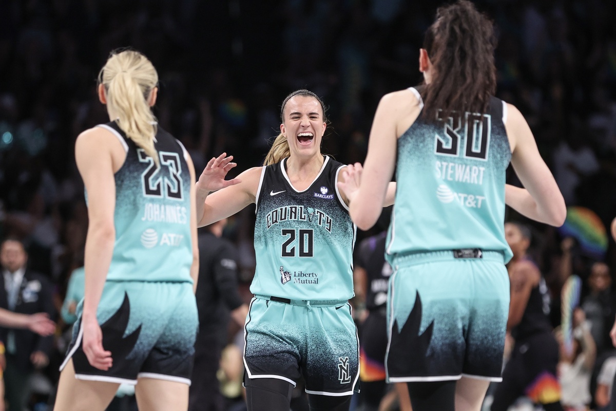 Sabrina Ionescu avec le New York Liberty