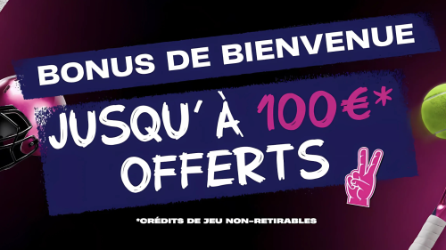 Bonus de bienvenue de 100€ offerts sur le bookmaker Vbet