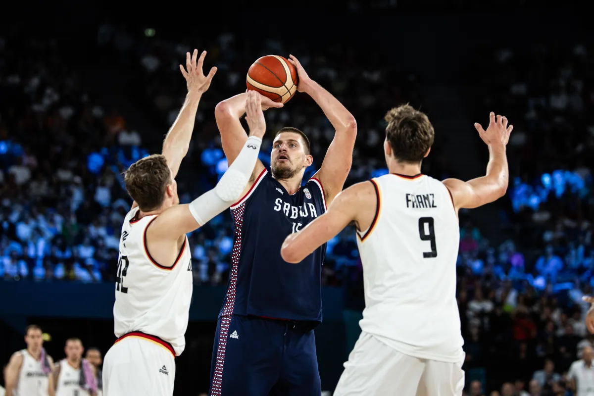 Nikola Jokic avec la Serbie