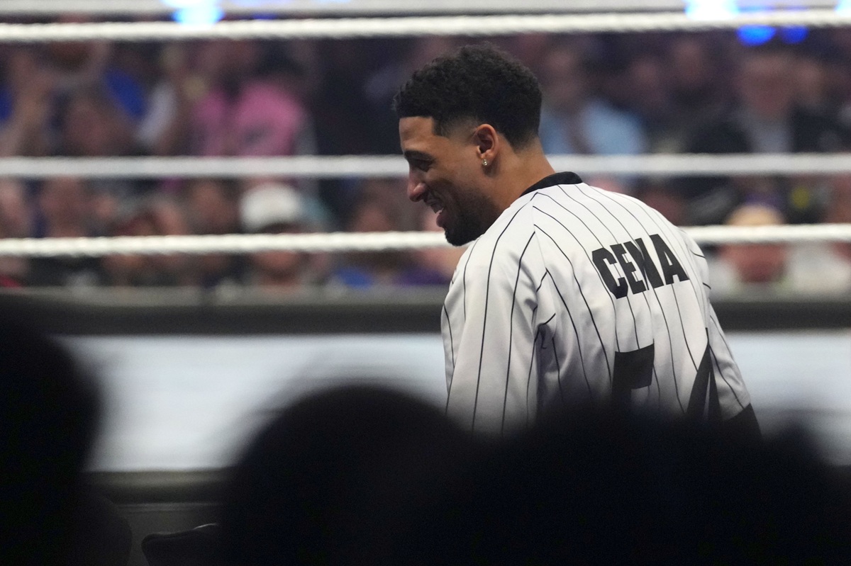 Tyrese Haliburton lors d'une réunion de catch le 1er février 2025