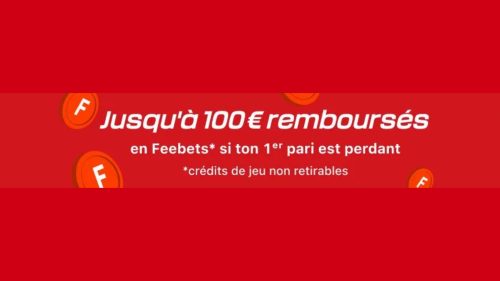 Bonus Betclic premier pari remboursé 100 euros feebets code BETUSA