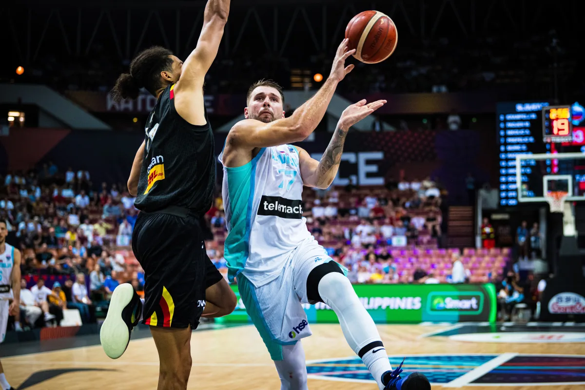 Luka Doncic avec la Slovénie