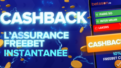 Cashback avec le code betson : récupérez 10% de votre mise sur combiné perdu