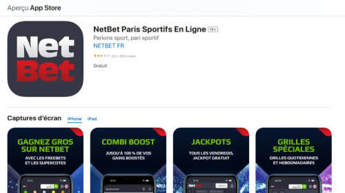 Application NetBet IOS
