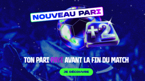 Promotion Nouveau pari +2 avec le code Parions Sport FDJ