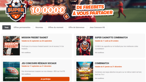 Promotions PMU grâce au code bonus 2025