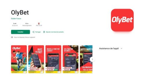 télécharger application Olybet Android via Google Play Store