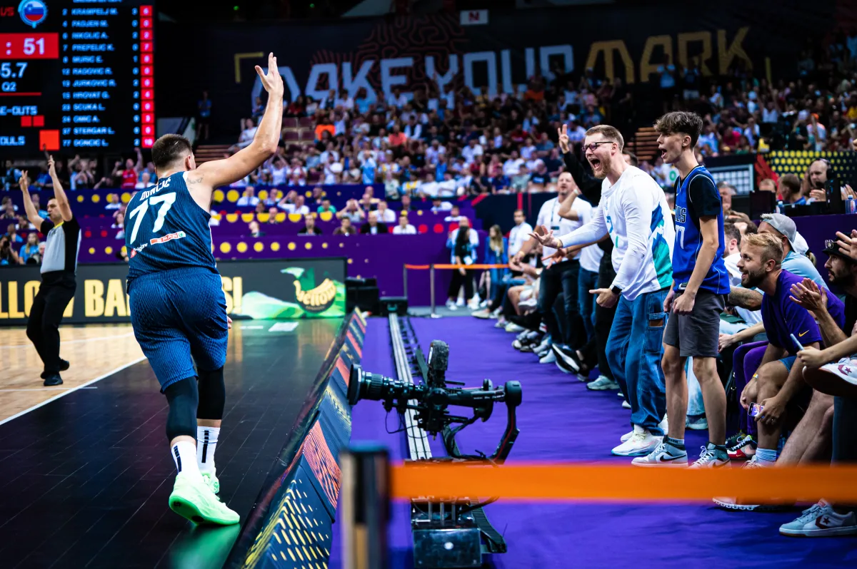 Luka Doncic et la Slovénie face à la France
