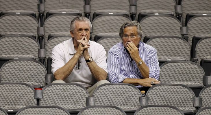 Pat Riley et Micky Arison