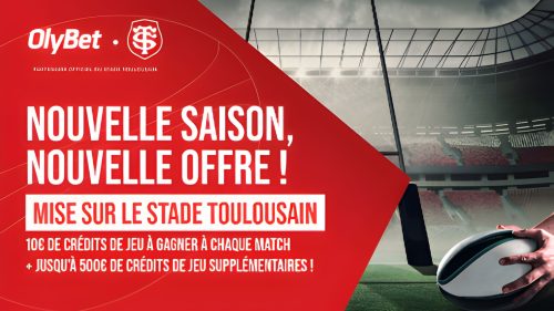 Pariez sur le Stade toulousain pour gagner des crédits de jeu
