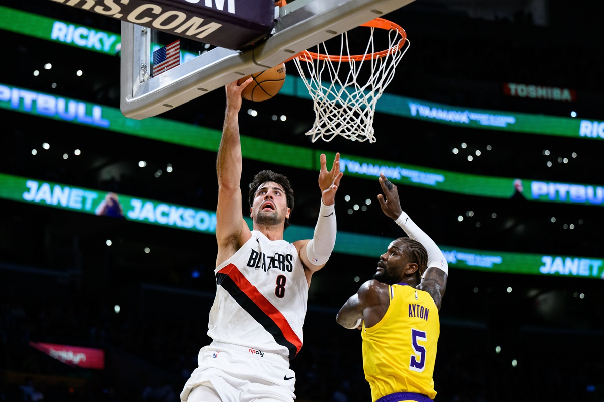Deni Avdija (Blazers) contre les Lakers